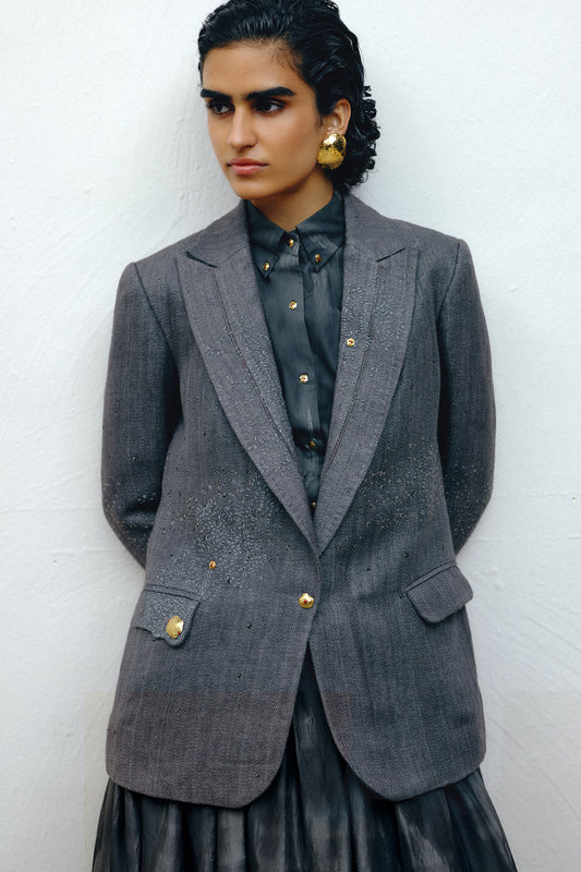 Herringbone Tailored Jacket