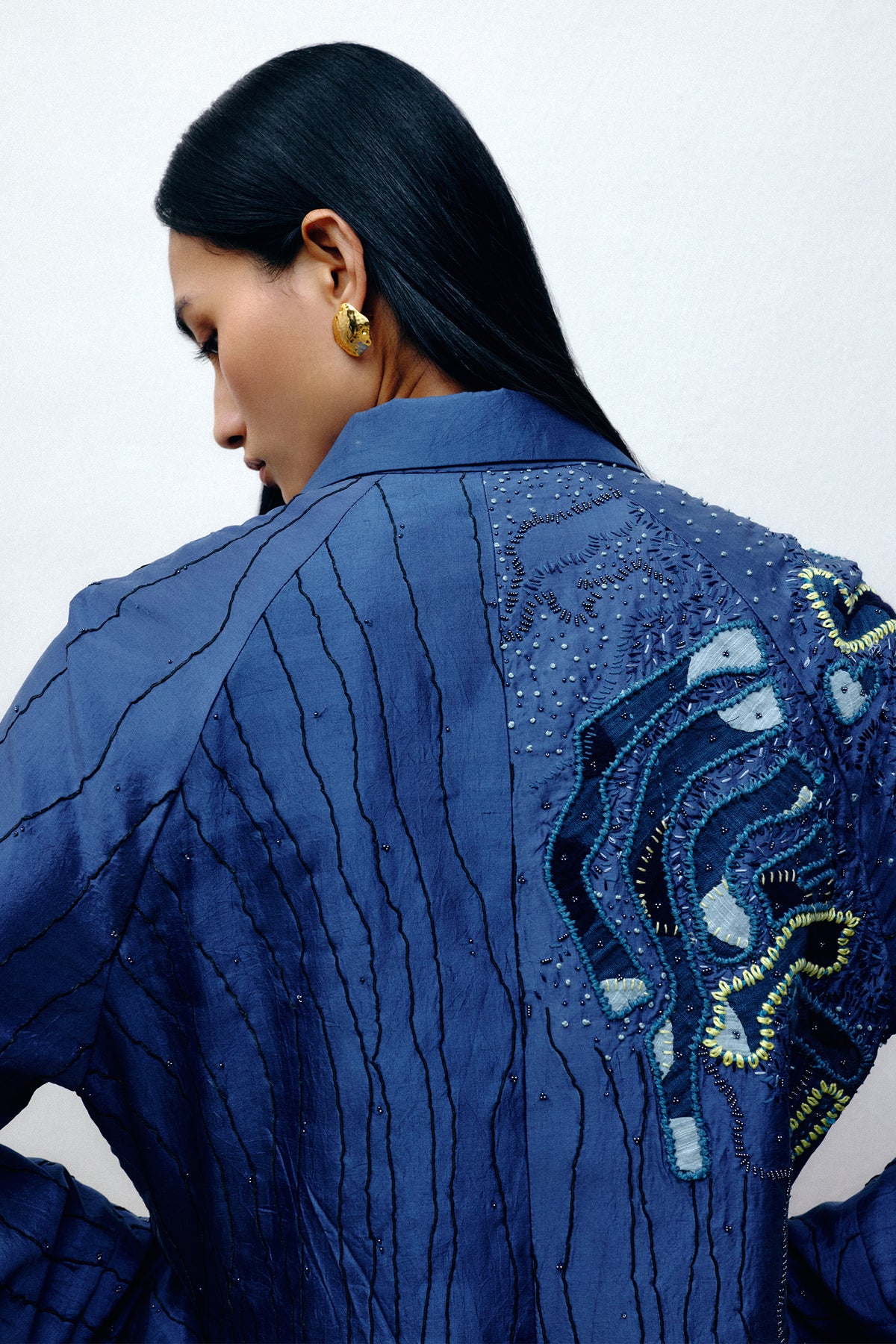Longline Silk Jacket