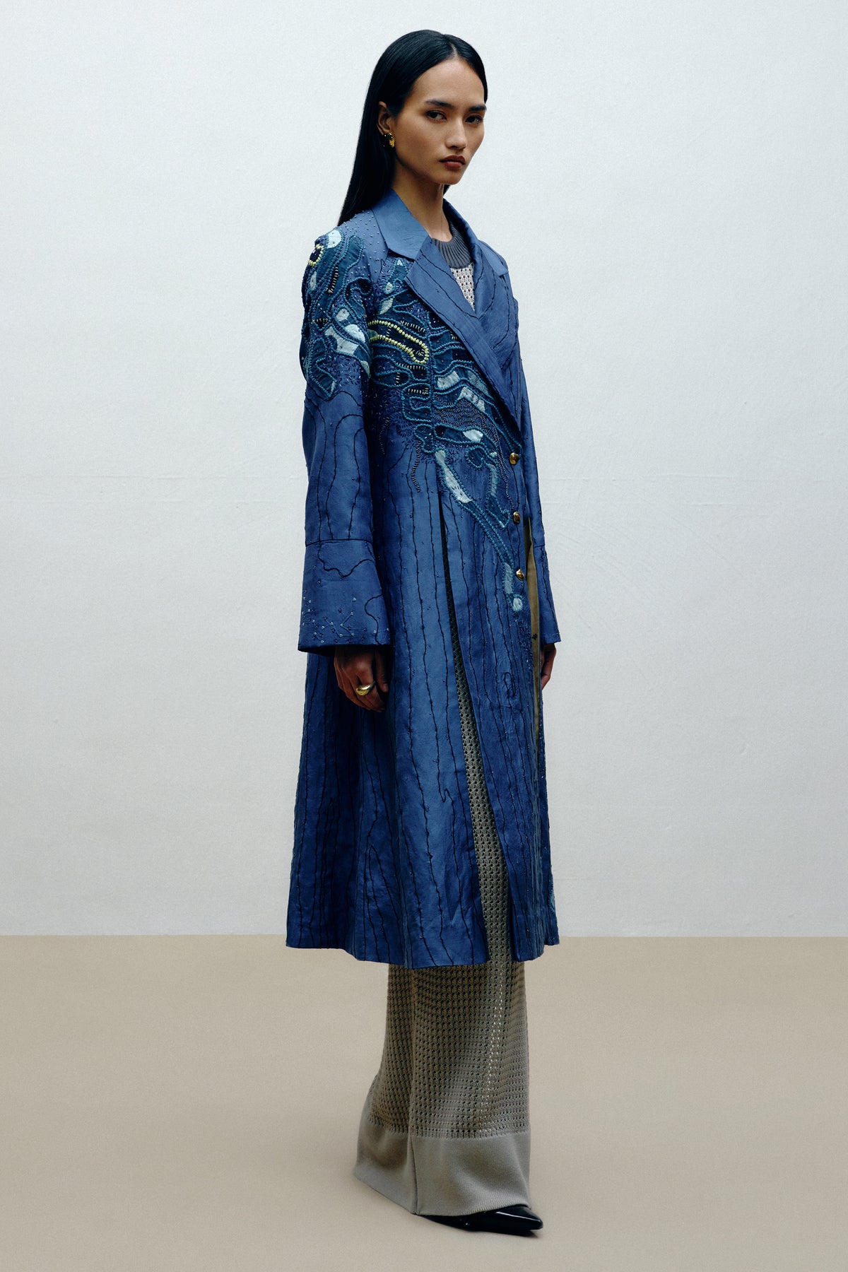 Longline Silk Jacket