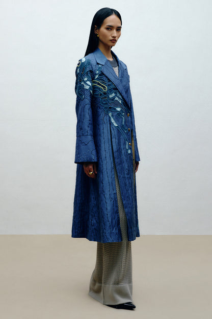 Longline Silk Jacket