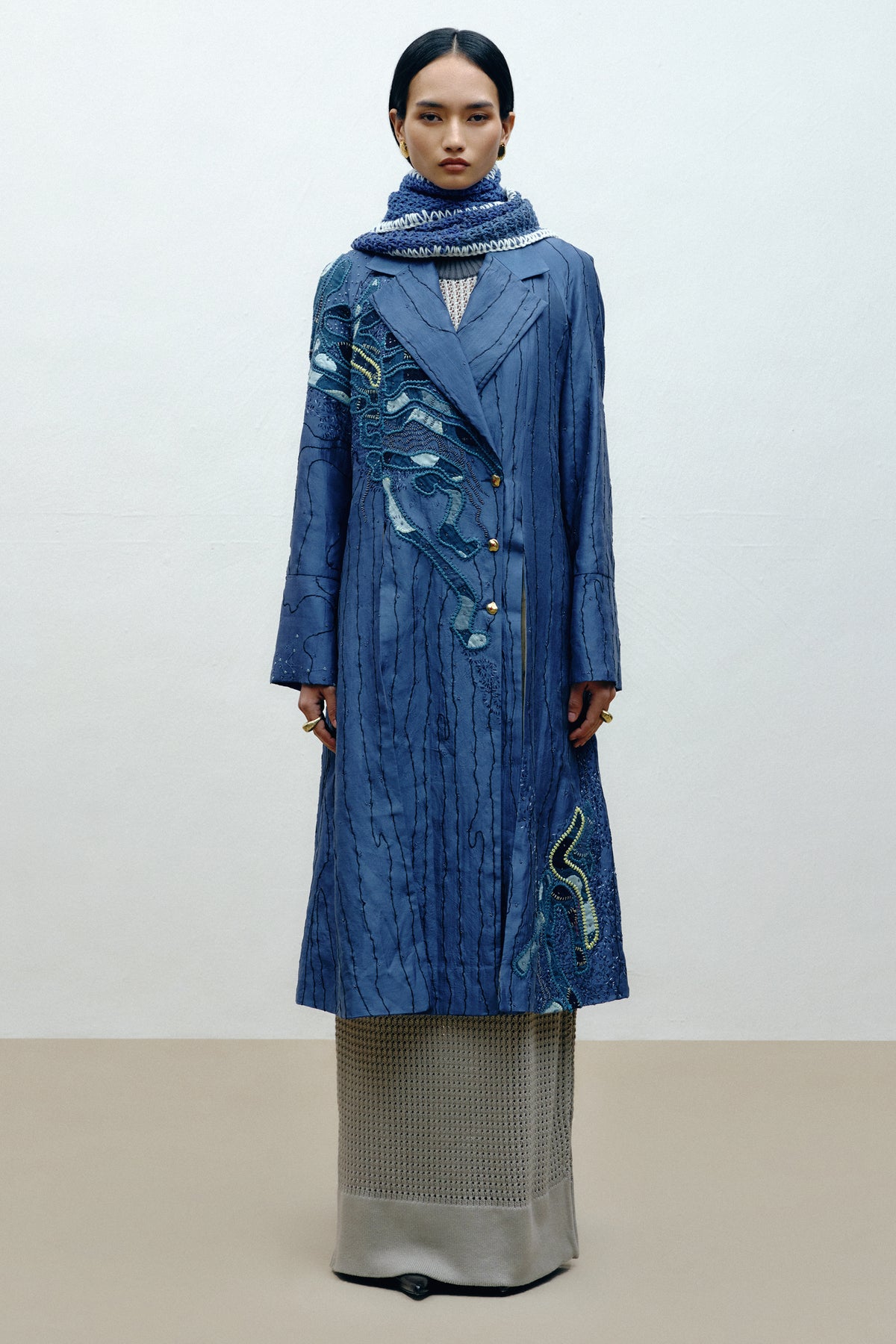 Longline Silk Jacket