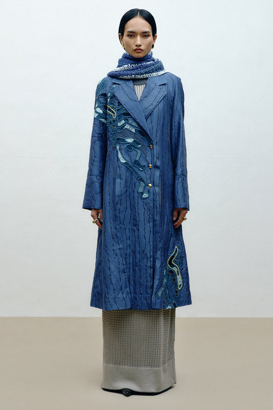 Longline Silk Jacket