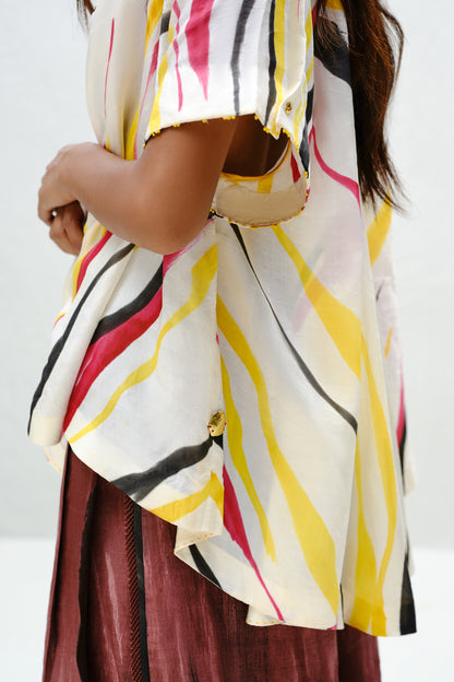 Prism Cowl Top