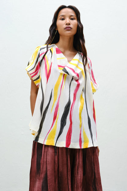 Prism Cowl Top