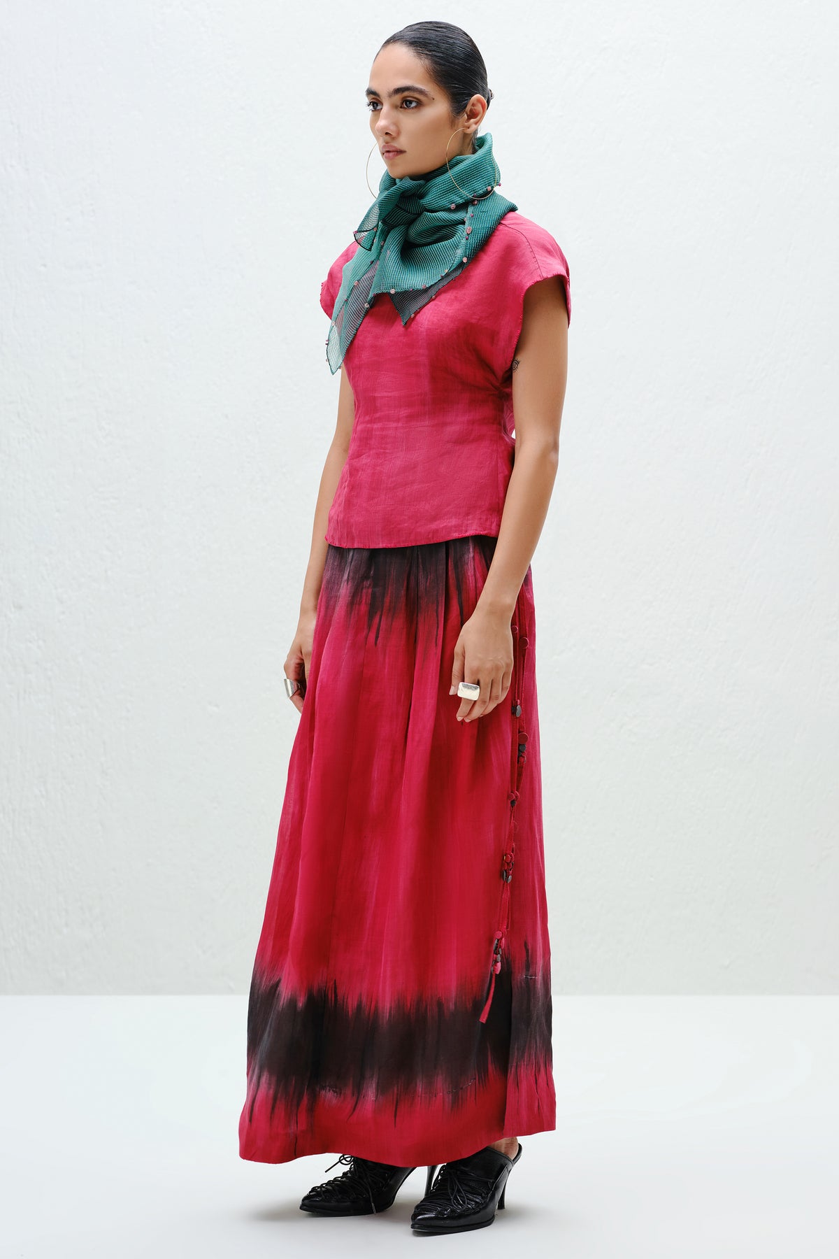Red Dolman Top