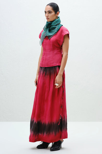Red Dolman Top
