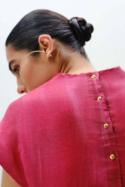 Red Dolman Top