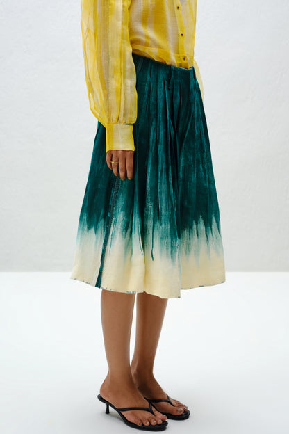 Teal Fade Culotte