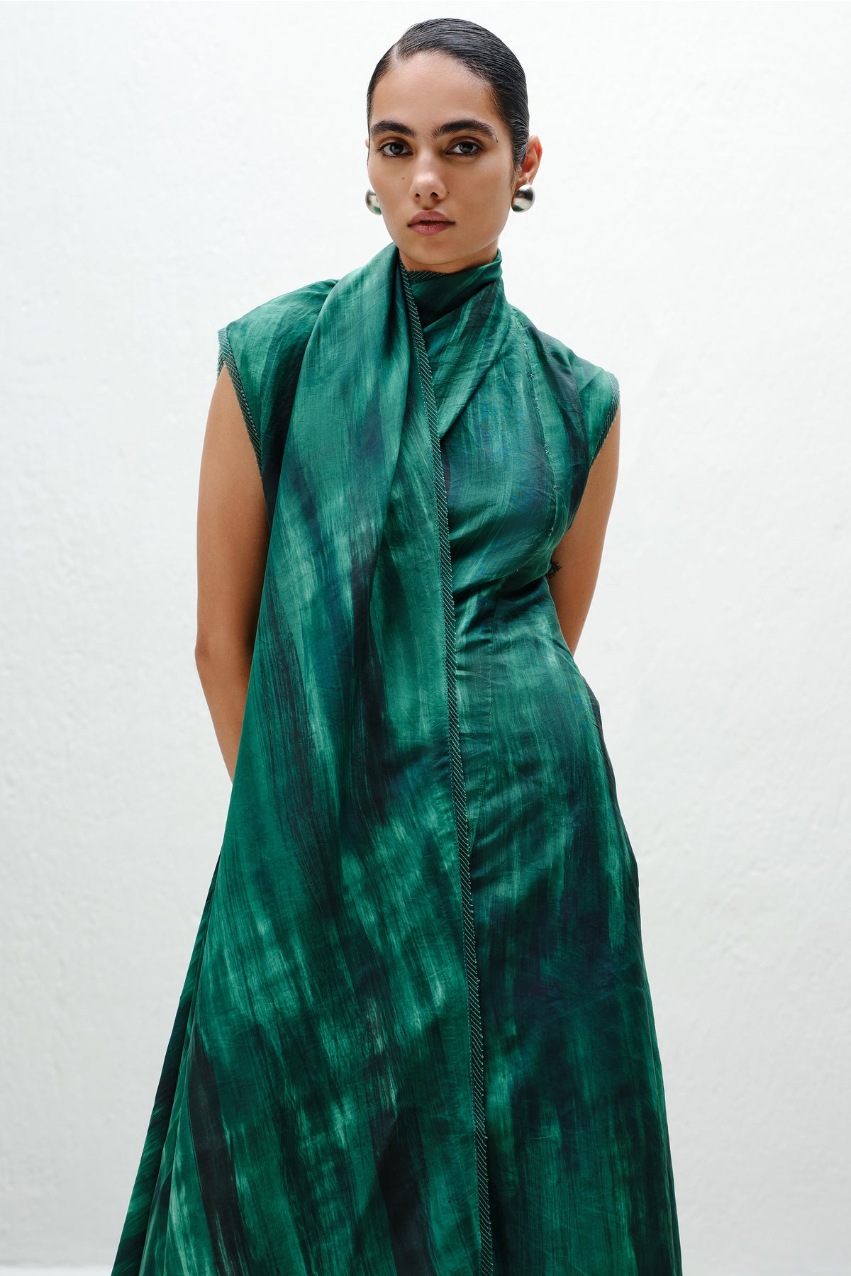 Teal Scarf Tunic