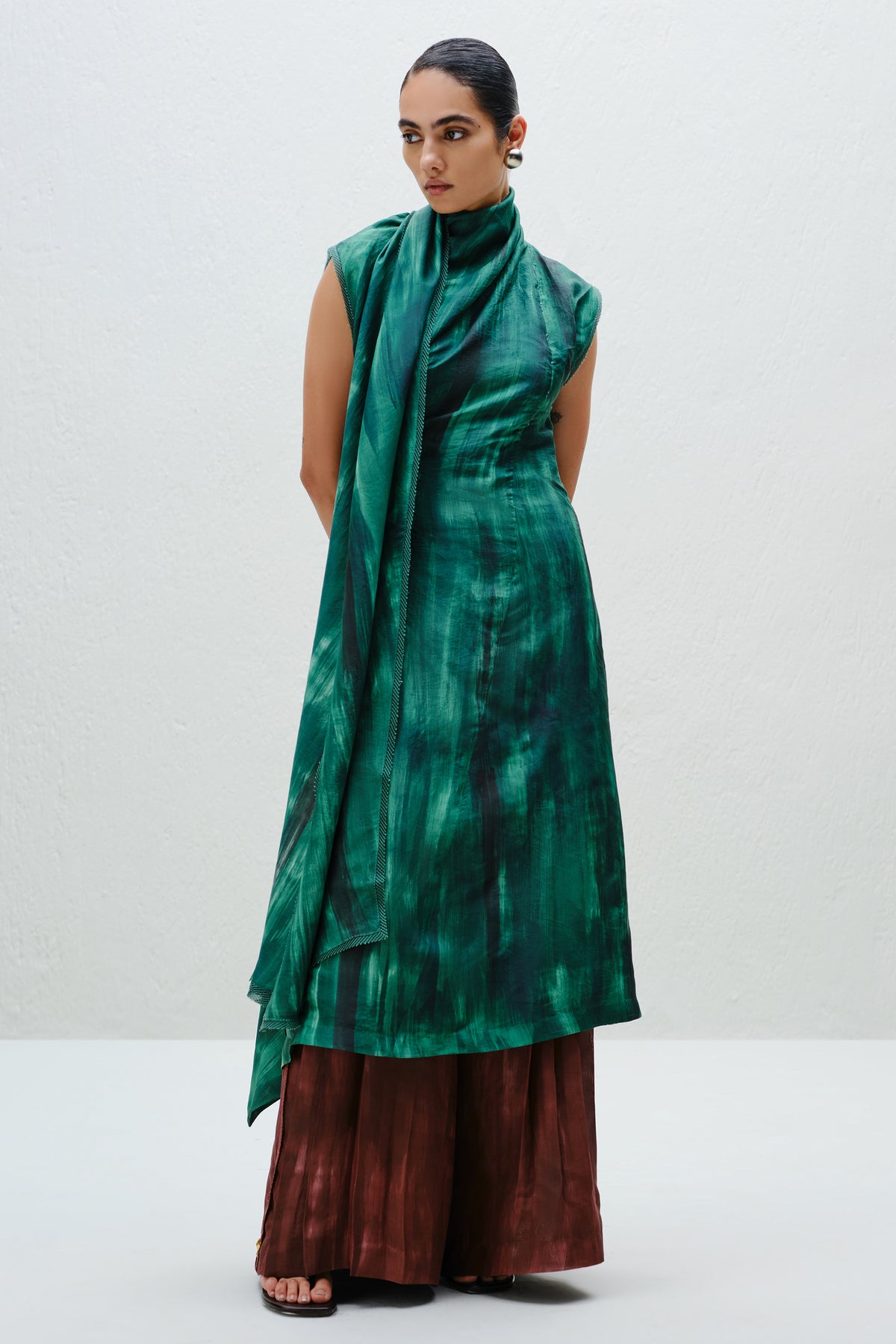 Teal Scarf Tunic