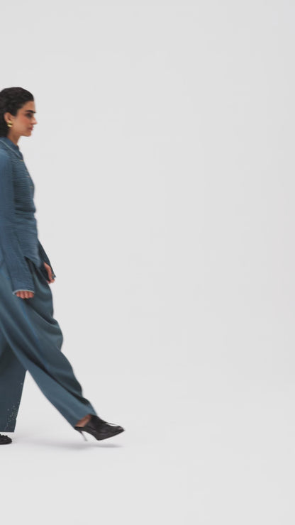 Handwoven Denim Trousers